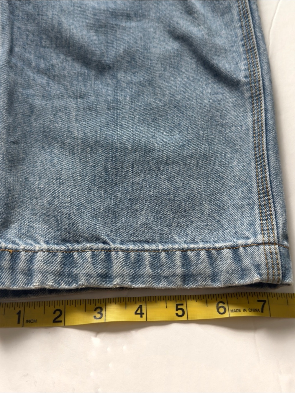 Vintage 90s Limited Denim Bib Overalls Medium Blue Slouchy Straight Leg Workwear - Picture 14 of 16